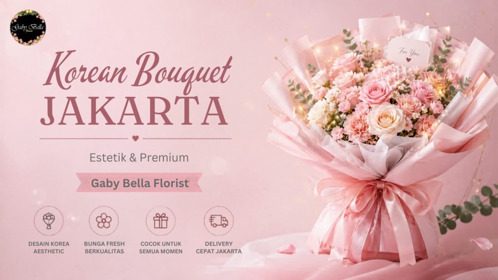 Korean Bouquet Jakarta Estetik & Premium - Gaby Bella Florist Latezza Cover 8 1024x576