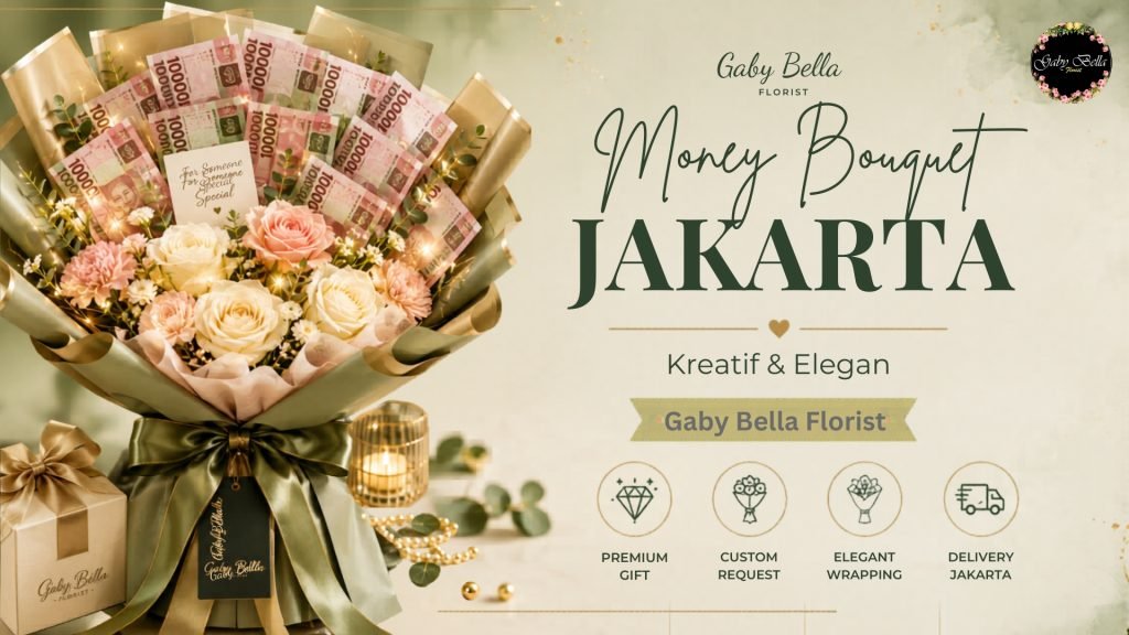 Money Bouquet Jakarta Kreatif & Elegan - Gaby Bella Florist Latezza Cover 9 1024x576